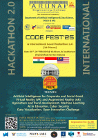 Code Fest 2025 International Level Hackathon Poster
